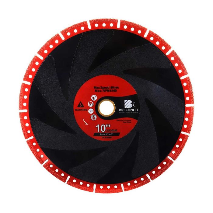 Disc Tăiere Diamantat 250mm – Heavy Duty – Metal, Inox, Beton
