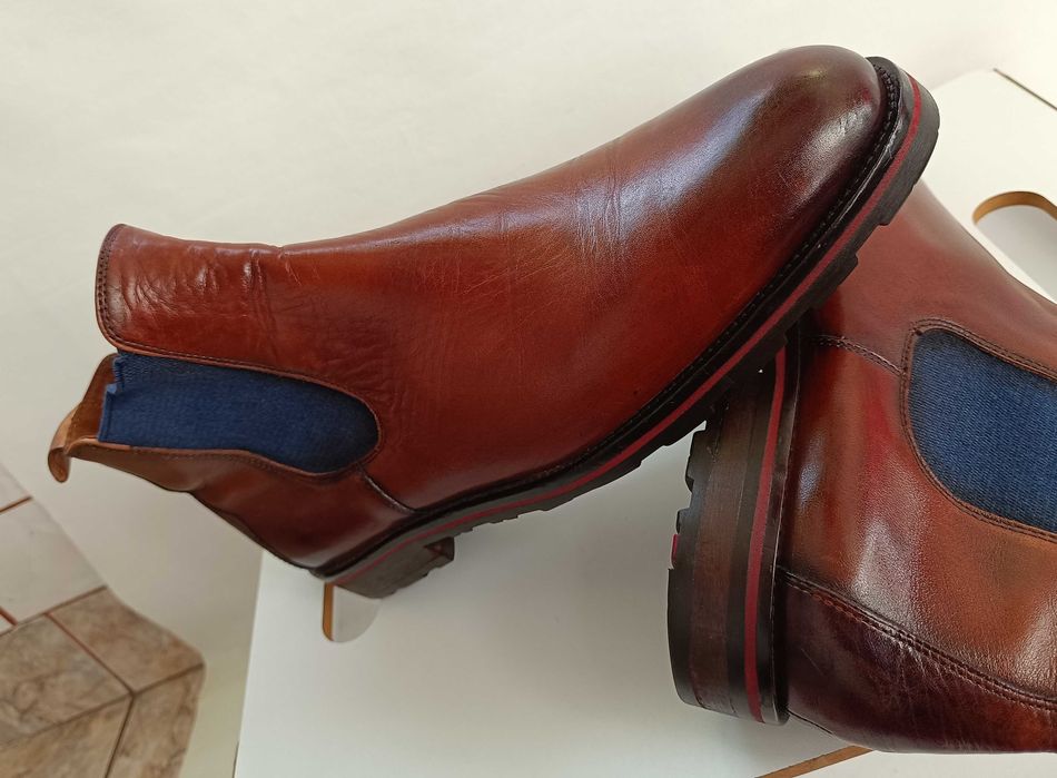 Ghete chelsea plain toe 42 LLOYD Germany piele naturala moale