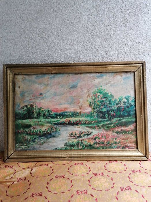Tablouri pictate în ulei pe panza