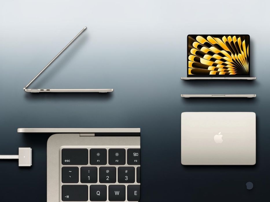 НОВ! Apple MacBook Air 13" M5 16RAM 512SSD Silver / Midnight / Starlight / Sky Blue Гаранция! — миниатюра 6