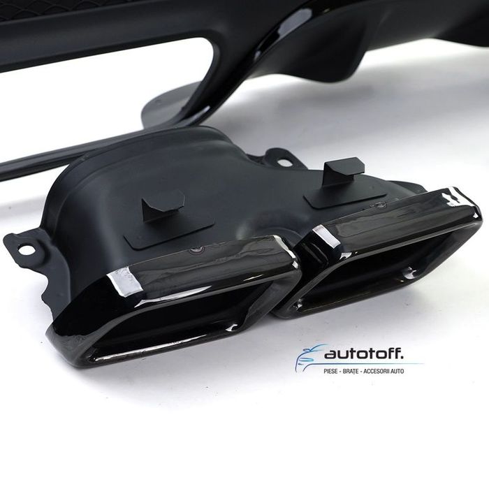 Difuzor bara spate compatibil Mercedes GLS X166 Facelift (15-19) Black Look