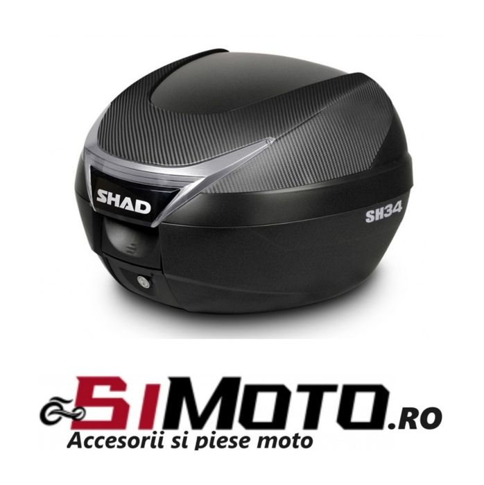 Top case Shad SH34 carbon cutie moto