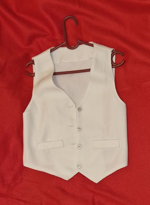 Детский классический белый костюм