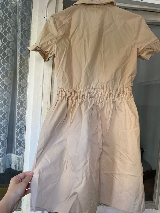 Детска рокля - бежова