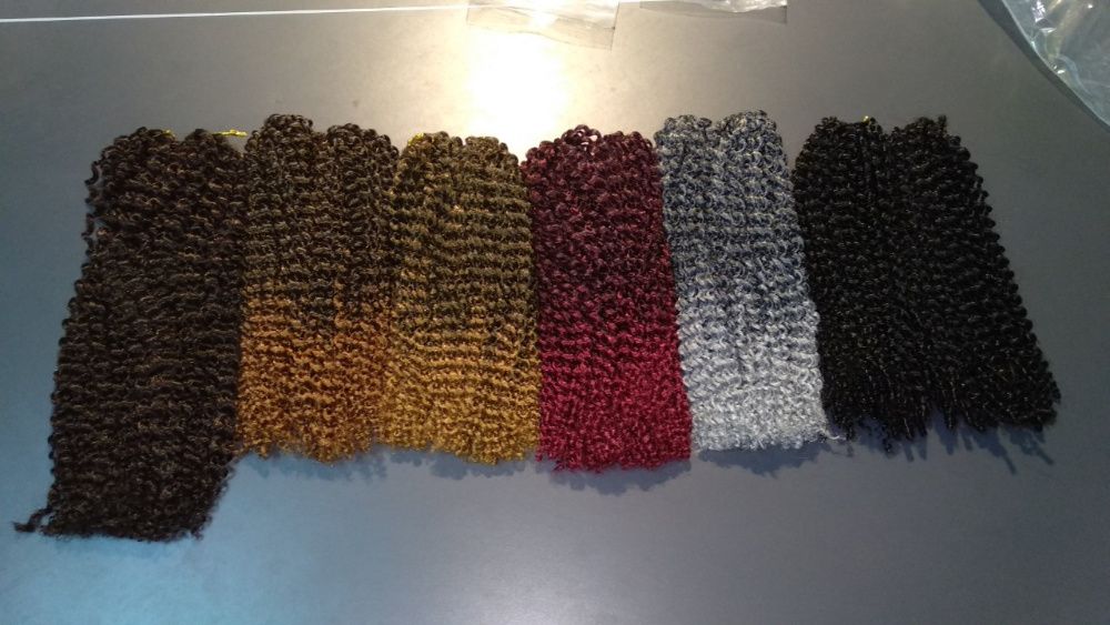 Нови намалени цени на туистъри от канекалон, готови плитки, куки!