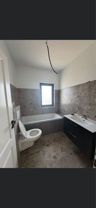 Proprietar vand casa noua 110mp util tip duplex Mosnita Noua la asfalt