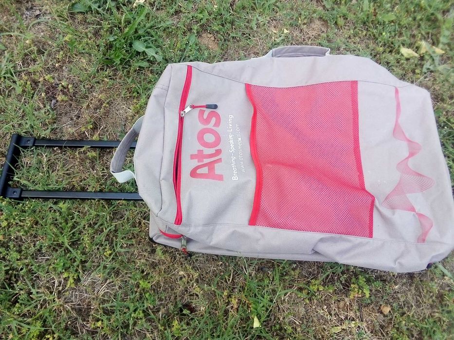 Пътнически сак тип куфар с разтегателна дръжка и колелца