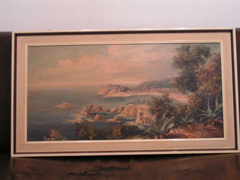 Старинна картина с маслени бои