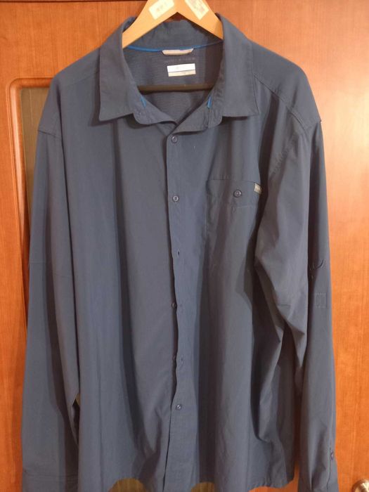 Мъжки туристически ризи Under Armour (2XL) и Columbia (2XT) – Уголемени макси модели