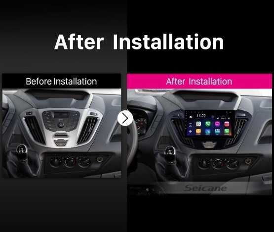 Мултимедия за Ford Transit Двоен дин Android Навигация плеър 2DIN