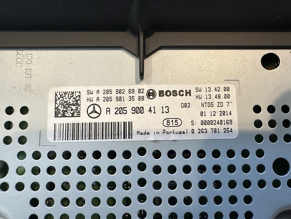 Display / Ecran / Navigatie Mercedes C Class W205 2014-2019