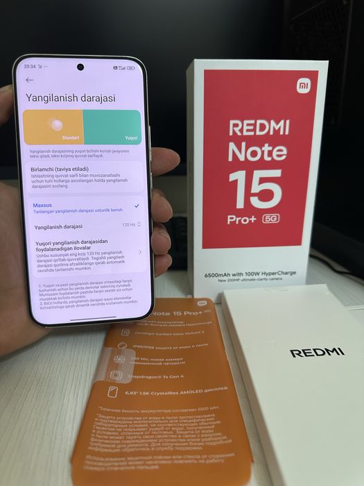 Redmi note 15 pro plus 5g 12/512gb