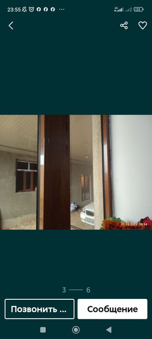 Карши шахрида янги курилган уй сотилади,6 сотих,7 хона,3 хонаси тайёр