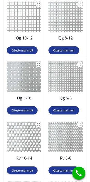 Tabla perforata sita