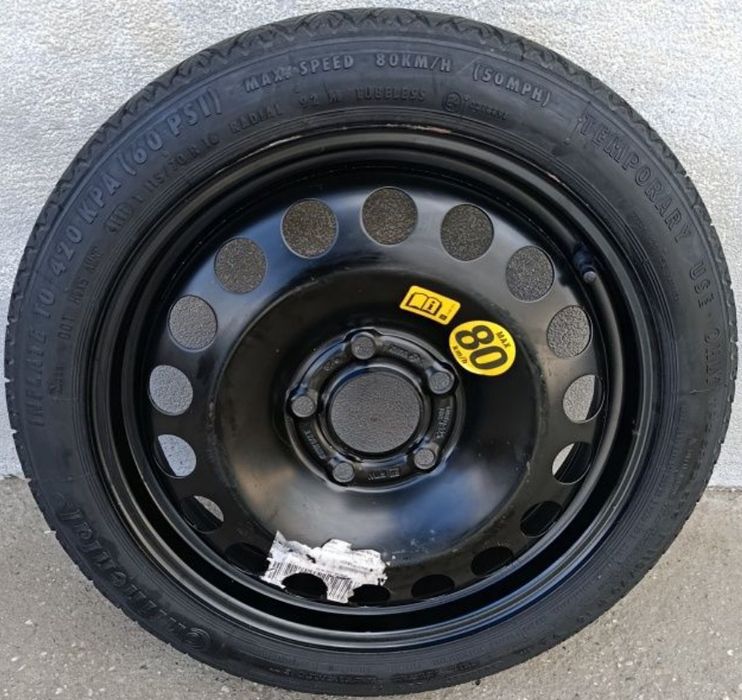 Rezervă slim,5X110,R16,Opel,Fiat,Alfa Romeo,Jeep,Chevrolet,Cadillac...