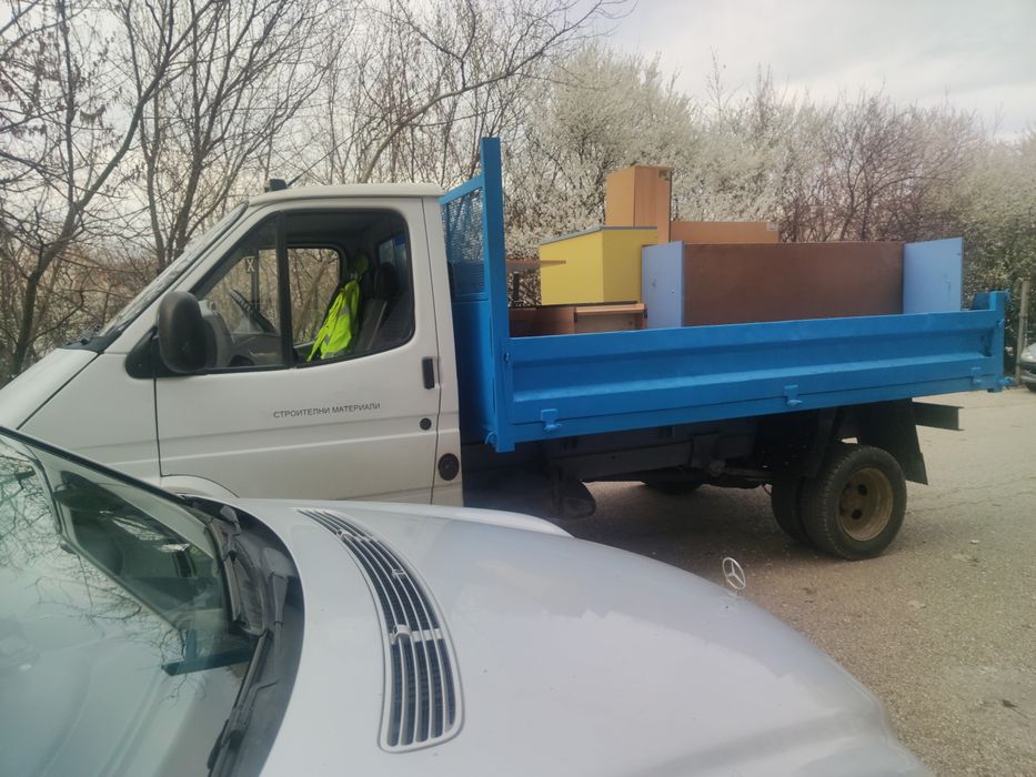 Транспорт с  кран и самосвал - 3,5 т. и 7 т.