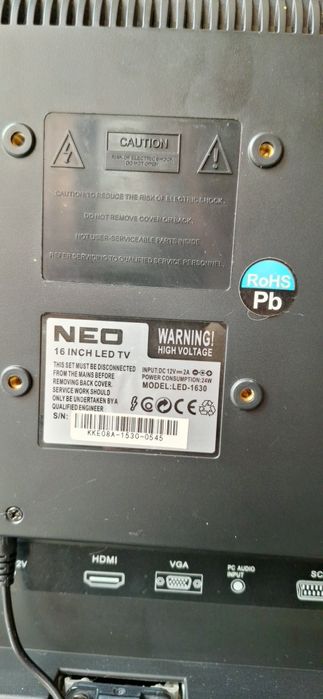 Телевизор NEO 1630 I 16 инча I 12V и 220V