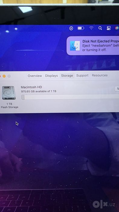 MacBook Pro 15 inch 1 TB SSD RAM 16 gb