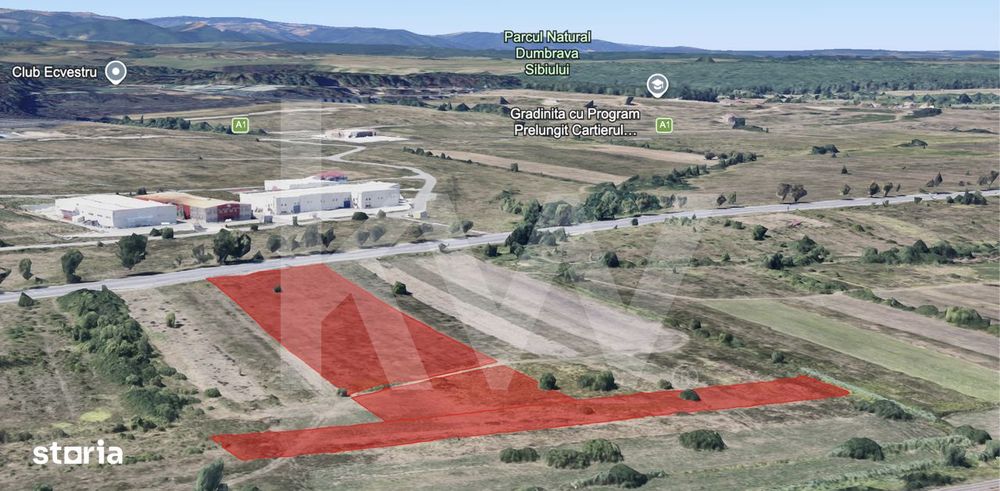 De Vanzare Terenuri 16.232 mp - Zona industriala Selimbar