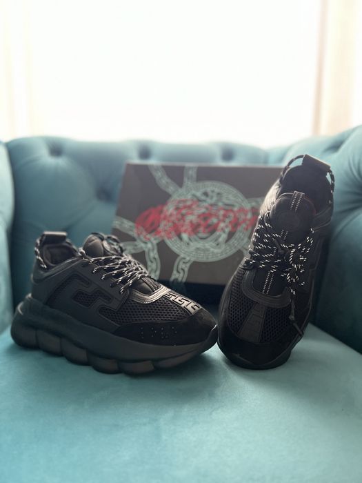 Versace Chain Reaction,full black,noi cu eticheta,10/10!