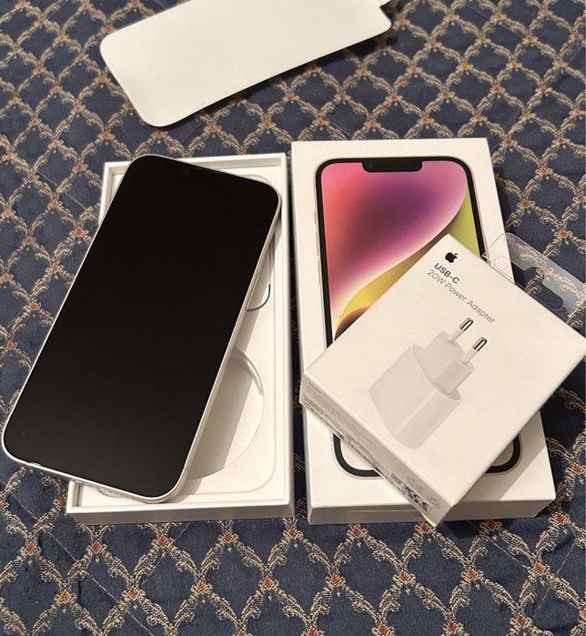 Продам айфон 14 128 гб белый 81% акб