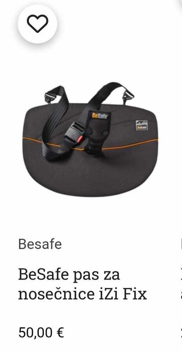 Колан за бременни BeSafe iZi fix за автомобил