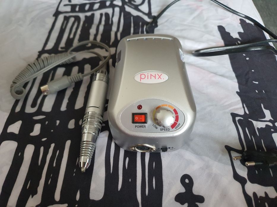 Freză unghii PÍNX Silver Vision - 30.000 RPM, 25W, stare foarte buna