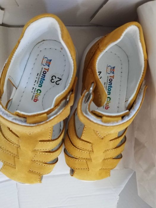 Детски сандали естествена кожа