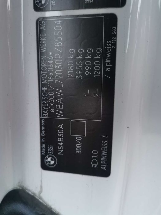 /БМВ/BMW/ - e93/335i/306кс. - N54B30A /на части/