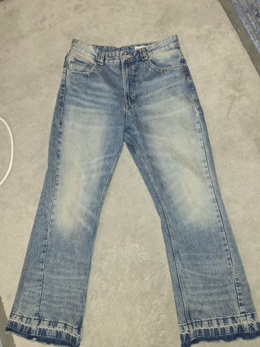 Bershka flared baggy джинсы