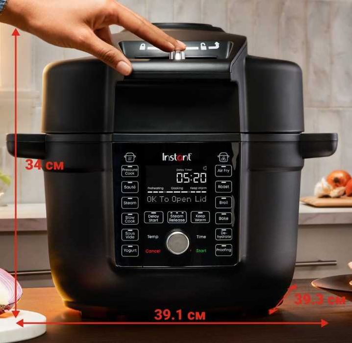 Инстант пот - Instant Pot Duo Crisp Ultimate Lid