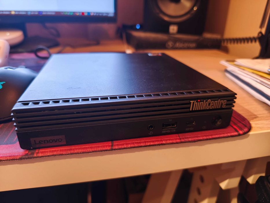 Lenovo ThinkCentre M75q Gen2 Tiny (6-ядрен Ryzen 5 4600GE , 16GB RAM, 512GB SSD) • Неразличим от нов!