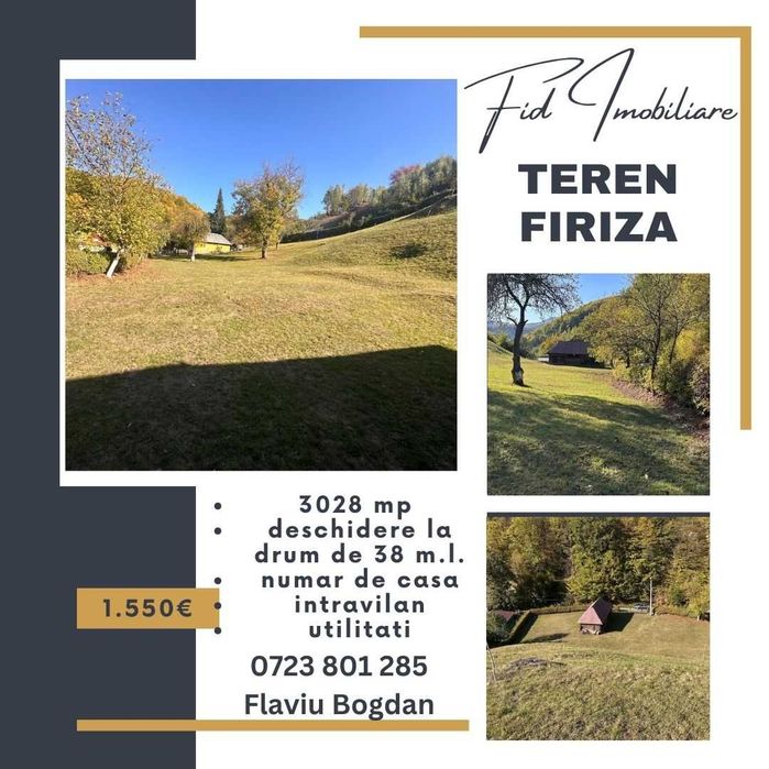 Teren intravilan in Firiza