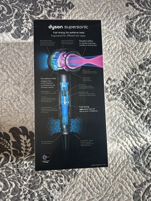 Dyson Supersonic HD07 – Feon profesional, nou în cutie + accesorii