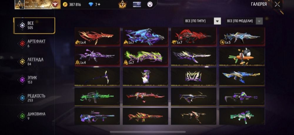 Продам акк фф (free fire)