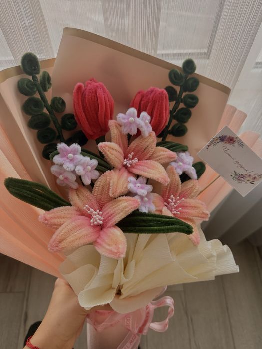 Ръчно изработени цветя