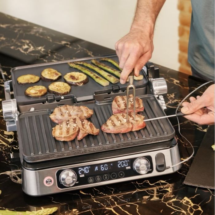 Гриль Braun 9 Pro CG 9160 стальной