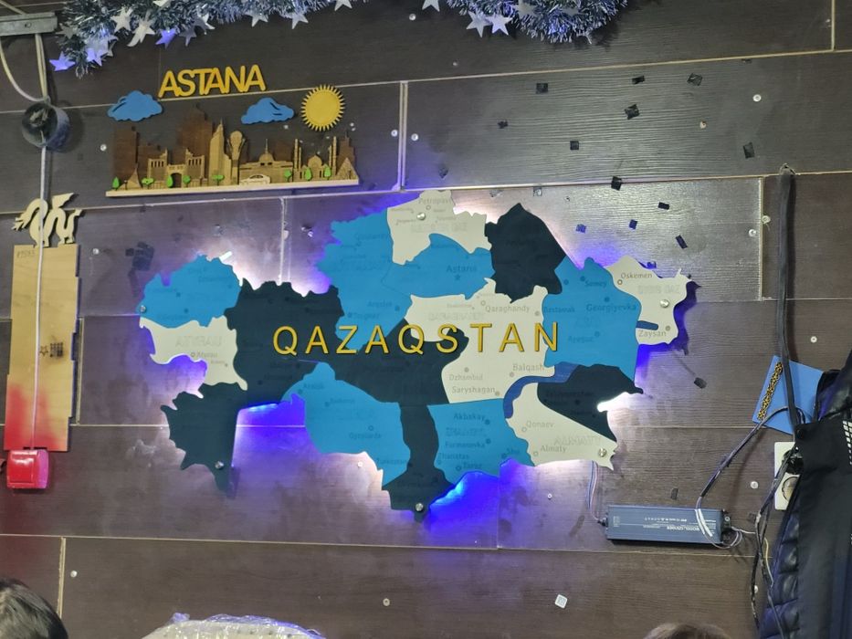 Декор Карта Казахстана