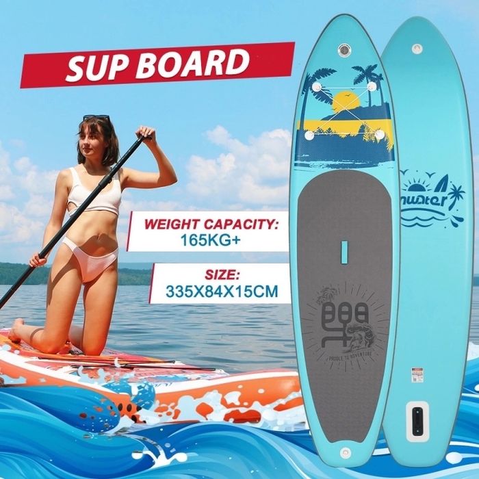 Падъл борд 335 см (11’) | SUP комплект Blue Sunrise + 2 г. гаранция