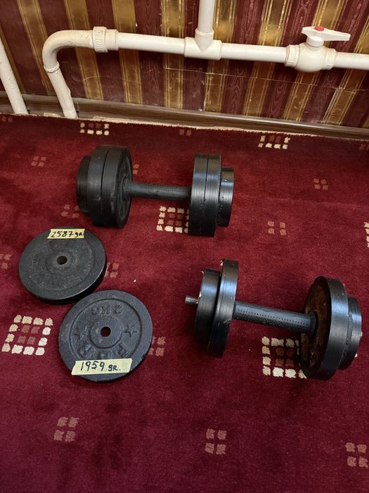 Гантели разборные