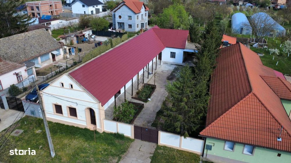Comis. 0% - Centru - Sanandrei - Teren 1850 mp + Casa renovata complet