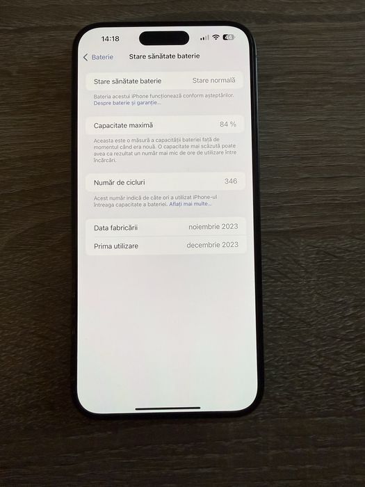 Iphone 15 pro max 256Gb negru