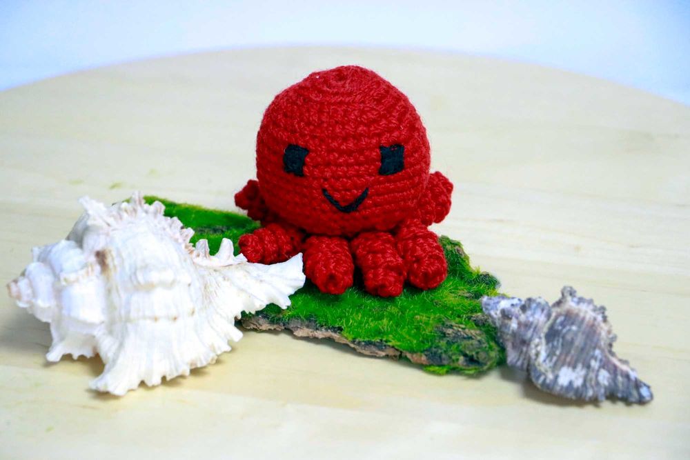 Octi caracatita crosetata hand made personalizata