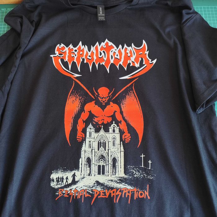 Тениска Sepultura - Bestial Devastation, Размер XL, чисто нова