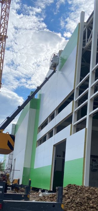 Монтаж сэндвич панели!!!