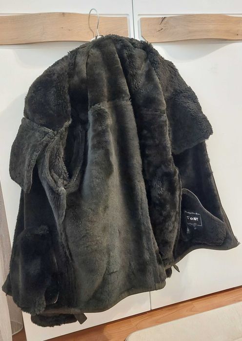 Geaca piele miel / cojoc scurt piele oaie imblanit