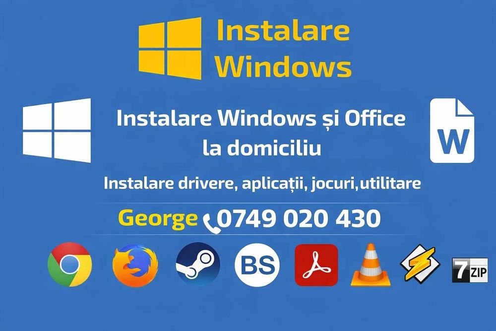 Instalam windows la preturi accesibile