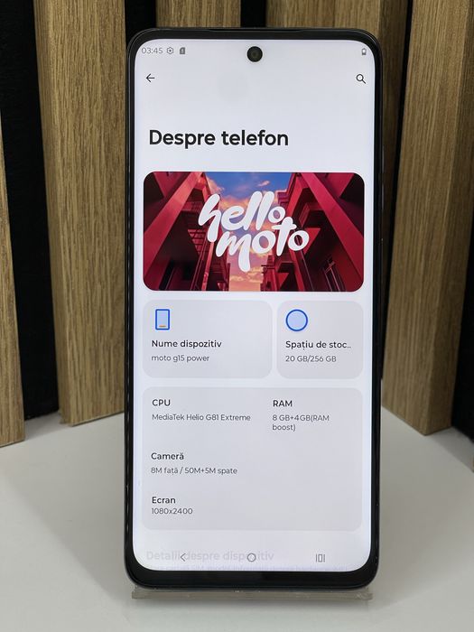 Motorola G15 Power 256Gb 8Gb ram Garantie / Factura #59251