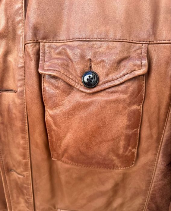 Geaca piele barbati Boss Orange masura 54 IT