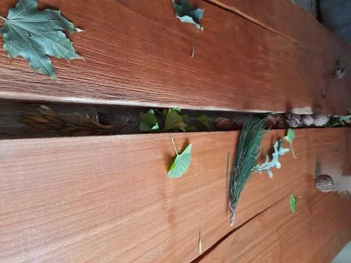 Дива череша. Детайли за маси - талпи готови за смола.